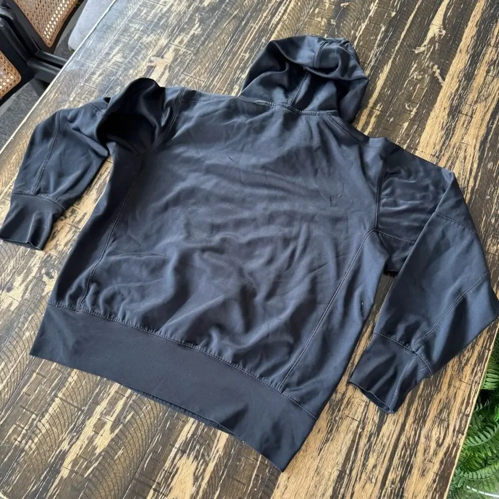 NIKE - FOOTBALL - Black Hoodie with Geometric Design - SMALL - Picture 15 of 16